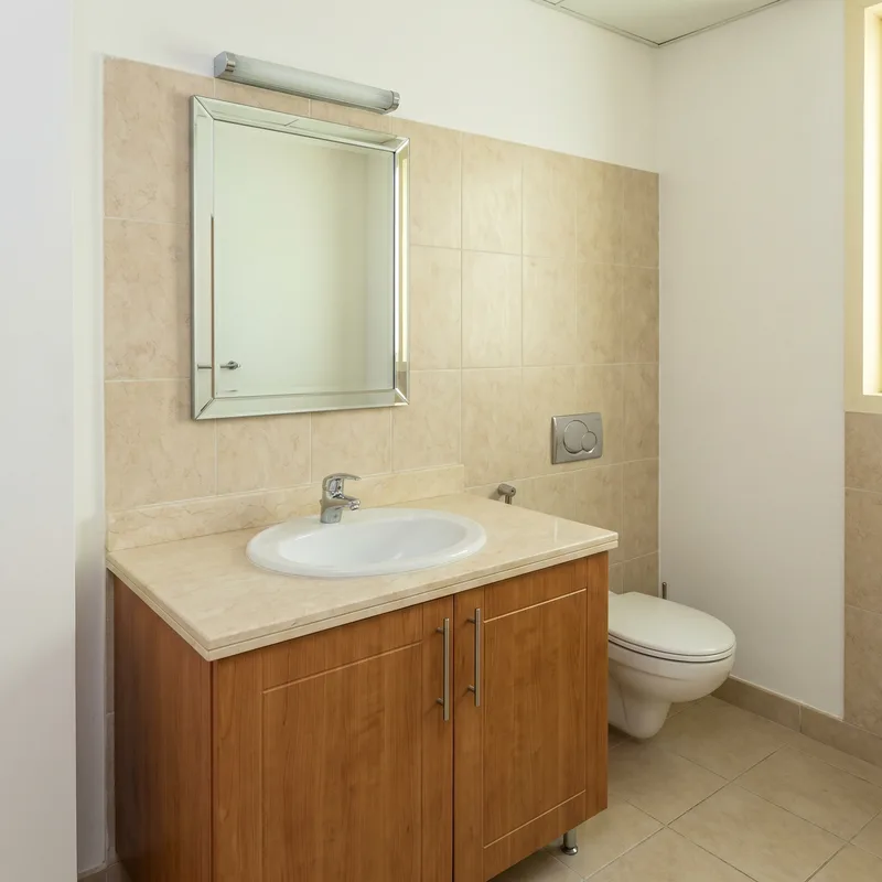 Tired bathroom
