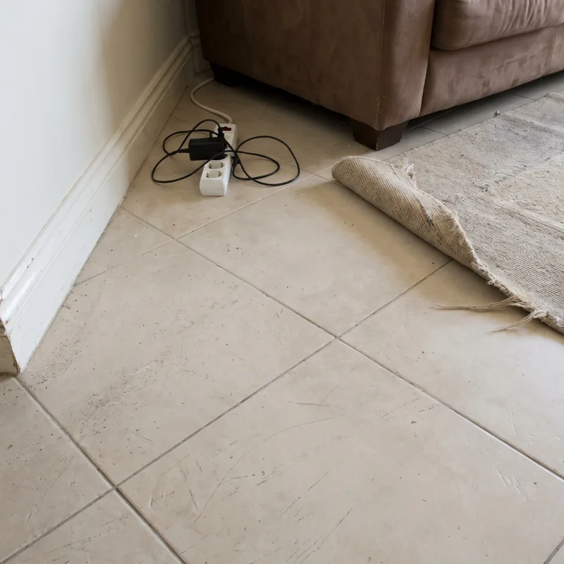 Worn floors