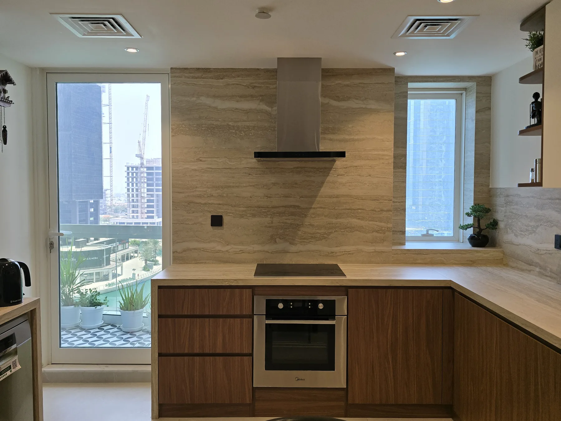 JLT apartment after renovation. Clean, practical finishes with improved space layout.